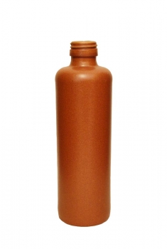 Steinzeugflasche 350ml braun matt, Mündung PP31,5  Lieferung ohne Verschluss, bei Bedarf bitte separat bestellen!